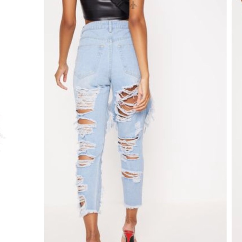 NWT Extreme Distressed Jeans. - Picture 2 of 6